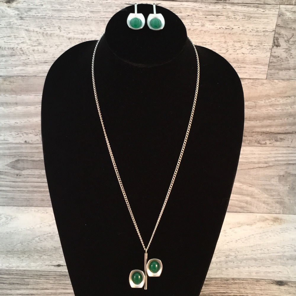 ❗️SOLD❗️Jorgen Jensen 60’s Necklace Earrings 220A - Picture 3 of 6